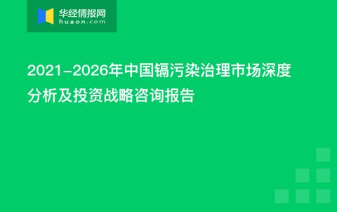 2021-2026年中国镉污染治理市场深度分析及投资战略咨询报告